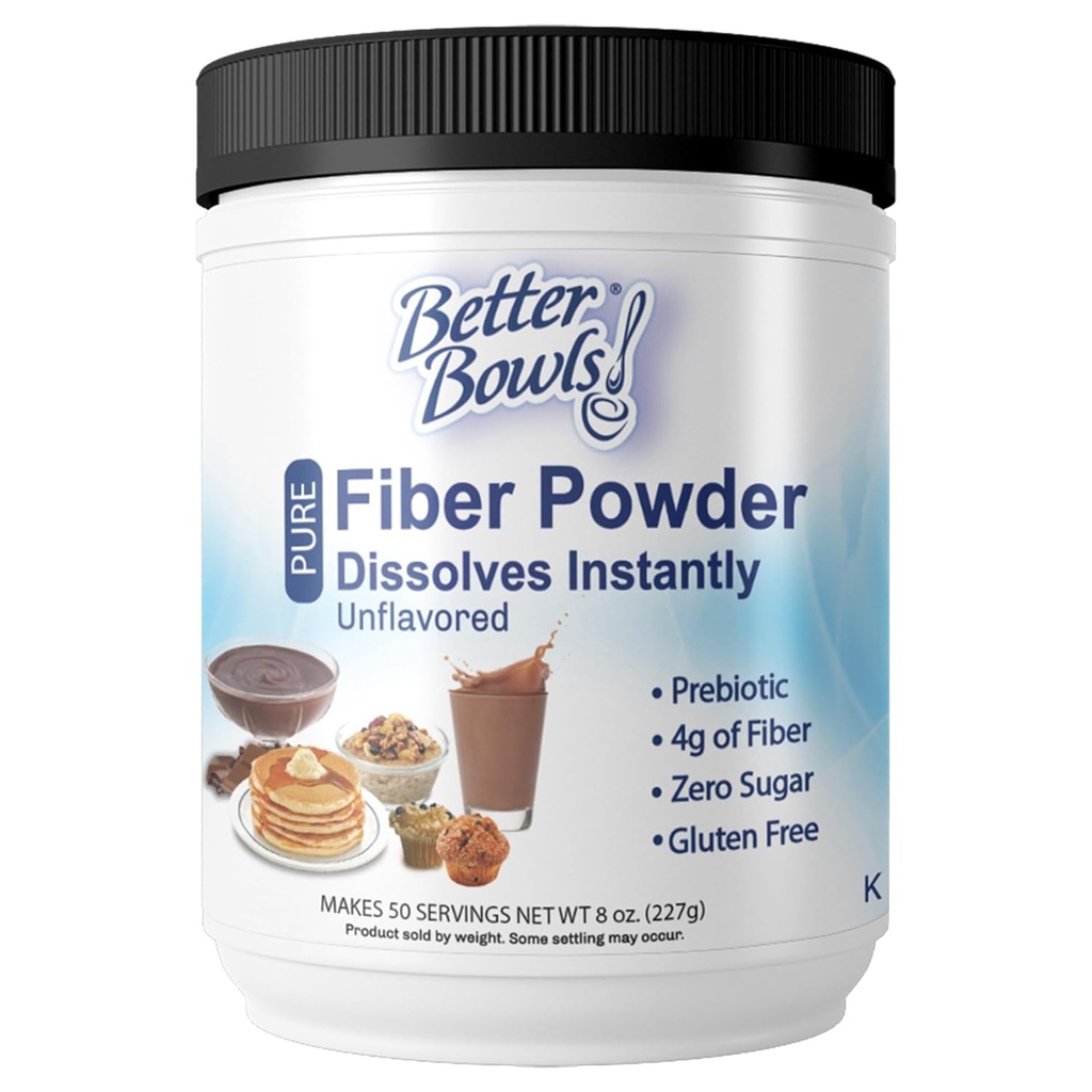 Uden smag Fiber Powder, Instant, Sugar- Free & Gluten- Free, 8 Ounce