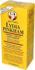 Lydia Pinkham Herbal Tablet Supplement 150 tabletter (pakke med 2)
