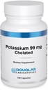 Douglas Laboratories Kalium 99 mg chelateret • 124; understøtter nerveimpulser, skeletmuskulatur funktion, og allerede normalt blodtryk • 124; 100 kapsler