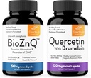 Sandhu 's Zink supplement med Ionophorer med Superior Absorption & Quercetin med Bromelain 1000mg Per Serving Bioflavonoider Supplement Complex