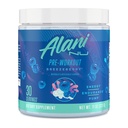 Alani Nu Pre Workout Powder BREEZEBERRY, Amino Energy Boost, Endurance Supplement, Sugar Free, 200mg Koffein, L- Theanine, Beta- Alanine, L- Citrullin, 30 Servere