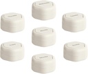 Cadence Travel Containers - Pill Case Set - Magnetiske Rejsekapsler, Daglig Medicin Organizer til piller, Kosttilskud, & Vitaminer - 7 Flex Smalls (0,56oz) for Weekly Pill Organizer - Sand