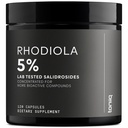 Toniiq Triple- Strength 600mg Rhodiola Rosea - 120 Kapsler - 5% Salidrosid koncentreret ekstrakt - Meget renset og biotilgængelig
