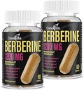 Berberine Supplement 1200mg - Høj biotilgængelighed Berberine HCL microlettes, GLP-1 & AMPK Activator for Women Men 180 Vegan Capsules