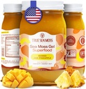 TrueSeaMoss Fremstillede Irish Sea Moss Gel - Seamoss, Gut Health & Antioxidant Supports - Lavet i USA (Mango / Ananas, pakke af 1)