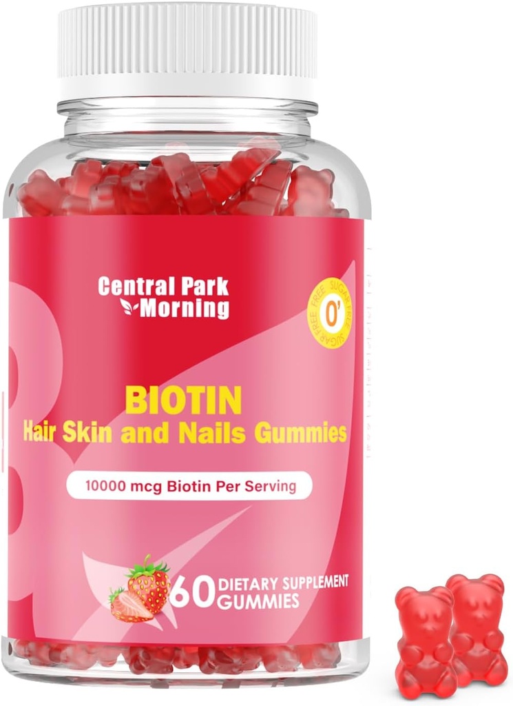 Biotin gummier til hår, hud og negle