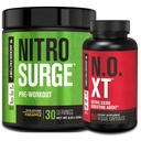Jacked Factory Nitrobølge Pre- Workout i Ananas & N.O. XT Nitrooxid Booster til mænd og kvinder