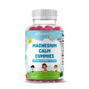 Vitamatic Kids Magnesium Calm Gummies - 60 Vegansk greve - Stor smag - Fremme sund, Muskel, Ben, & Energistøtte