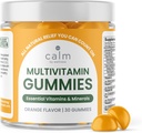 Rolig ved Wellness Multivitamin Gummies - Alle naturlige Vegansk Voksen Multivitamin Gummy - Pakket med antioxidant Vitamin C & E, B12, B6, Folinsyre, Pantothensyre - Essentiel for den samlede sundhed