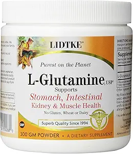 Lidtke Technologies L- Glutamin Powder, 300 Gram