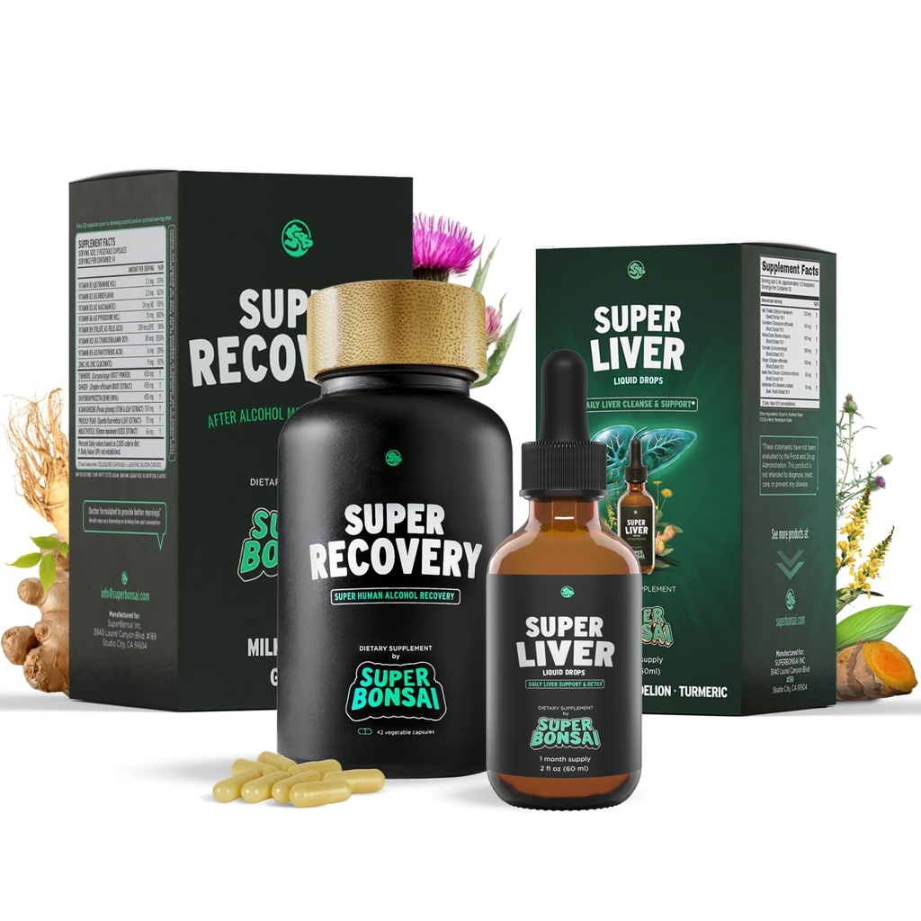 Super inddrivelse & Super lever bundle - Alle naturlige lever renser Detox & Reparation