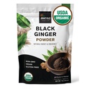 INCAS 100% USDA Organic Thai Black Ingefær Powder til mænd 2,65 Ounce Fra Thailand Ikke GMO Verified Herbal Supplement for Natural Energy & Endurance