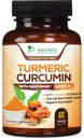 Gurkemeje Supplement 1950mg - 95% Curcuminoider med Økologisk gurkemeje & BioPerine Black Pepper Extract for Best Absorption, Nature 's Vegan Joint Support, Non- GMO, Flasket i USA - 60 Kapsler