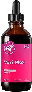 Mountain Meadow Herbs Vari- Plex - Natural Vein Support for Women, fremmer sund cirkulation, Capillary & Vein Health, Fast- Actioning Liquid Herbal Extract 4oz