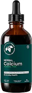 Mountain Meadow Herbs Herbal Calcium – Vegan Liquid Calcium Supplement for Bone & Teeth Support, High Absorption Plant-Based Formula for Adults & Kids - 4 oz