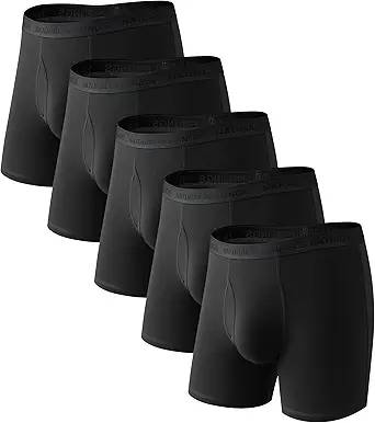 Natural Feelings Mænd Undertøj Viscose fra Bamboo Boxer Briefs Undertøj Pack for Mænd
