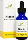 Flydende vitamin B3 Drops - Cold Forarbejdede Niacin Supplement, Understøtter Tunge & Hud Sundhed - Vegan, Non- Alkoholic og kvalitet Tested.- 1 Fl. Oz, 36 Servering
