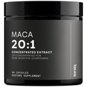 Maca Root - Ultra High Potency 20: 1 Extract - Sort, rød og gul Maca Complex - Single Origin, Wildlavet & Højt koncentreret - Third-Party Lab Testet - 90 kapsler