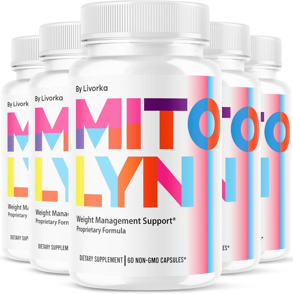 (5 Pack) Mitolyn kapsler - Mitolyn, Mitolyn avancerede formel piller, Mitolyn supplement, Mito Lyn, Mito Lyn piller, Mitolyn Support, Mitolyn Pill, Mitolyn Supplement piller, 300 kapsler til 5 måneder