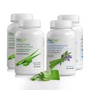AloeCure Organic Aloe Vera Capsules Pack - 4 stykker - 2 x VeraFlex, 2 x Aloe Vera Capsules