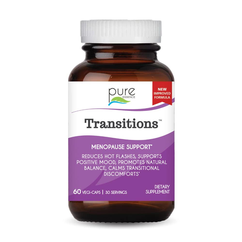 Ren essens Labs Forandringer Vitaminer for kvinder, Natural Menopause Relief supplement til fremme Hormone Balance, Reducere Hot Flashs, Mood Swings & Night Sweats, 60 Kapsler