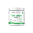 Organic Green Immunity Superfood Powder - letter fordøjelsen, øger sund Vitalitet og energi. Hurtig fungerende formel med probiotika, enzymer, gurkemeje og Ashwagandha (30 Servere Lemon- Mint)