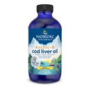 Nordic Naturals Arctic- D Cod Liver Oil, Lemon - 8 oz - 1060 mg Total Omega- 3 s + 1000 IE D3- vitamin - EPA & DHA - Heart, Brain, Bone, Immunum & Mood Support - Non-GMO - 48 Servering