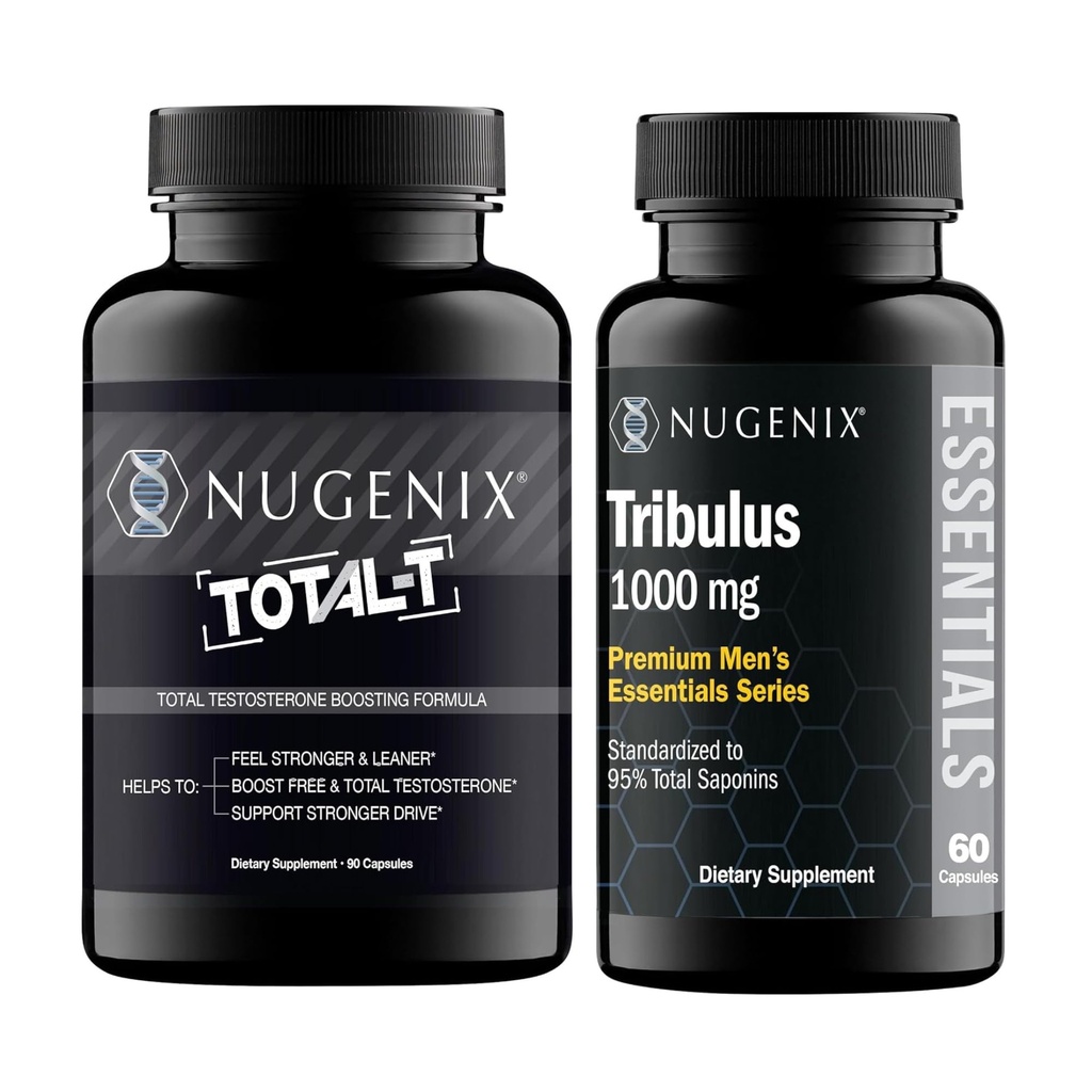 Nugenix Essentials Tribulus Terrestris Extract og Total- T Testosteron Booster for mænd