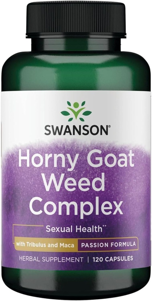 Swanson Horny Goat Weed Complex 120 Kapsler