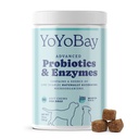 Probiotika til hunde, hunde Probiotika og fordøjelsesenzymer, Pre & Probiotic Over 1 Millioner CFU 'er, for Gut Sundhed og fordøjelsessygdomme, Gær balance, immunforsvar, 90 bløde tykkere