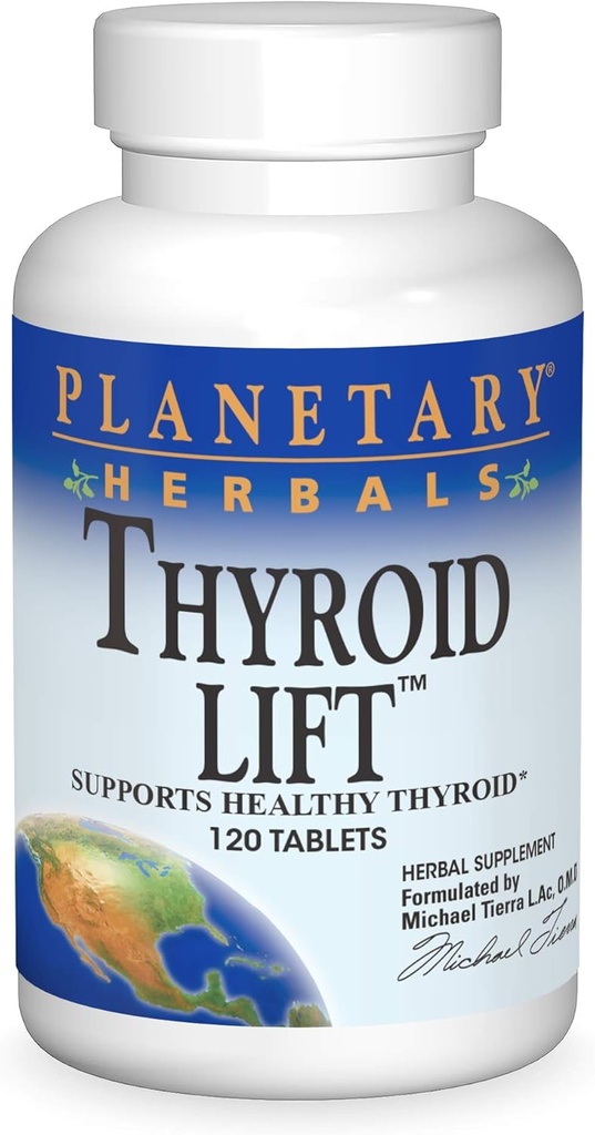 Planetariske Herbals Thyroid Lift Tablets, 120 Greve