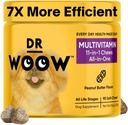 Multivitaminer til hunde - hver dag vitaminer til hunde c124; Gut immunforsvar, fælles hjerte øje støtte c124; hund kosttilskud Glucosamin Chondroitin, fordøjelsesprobiotika, Omega 3 Fish Oil c124; 90 Ct