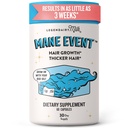 Hårvækst Vitaminer for kvinder - Biotin for hårvækst med Collagen & Lustriva, Produkter & Kosttilskud til thinning, Thicker, Fuller, stærkere hud & negle, Legendairy Milk Mane Event ™