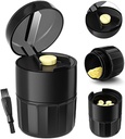 Pill Crusher Pill Grinder Pill Cutter med opbevaring Box Pill Crushers til Kæledyr