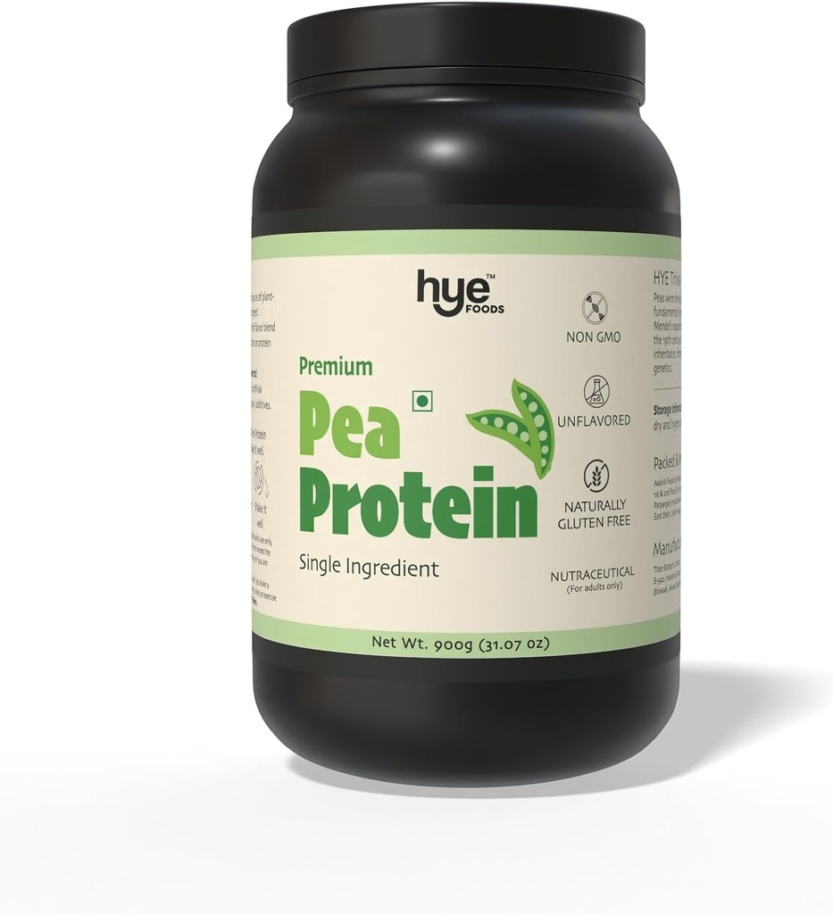 HYE Fødder Premium Pea Protein Powder Budding 124; 2 LB Budding 124; Vegan Protein Powder Budding 124; Gluten Free Budding 124; Unflavored Budding 124; Nem til den største Budding 124; 100% Peas Budding 124; 30 Servering