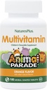 Natures Plus Animal Parade Children 's Chewable Multivitamin - Orange Flavor - 180 Animal- Shaped Tablets - Promodes Health & Well- Being - Vegetar, Gluten Free - 90 Serveringer