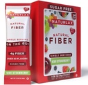 Sugar- Free Kiwi Strawberry Flavored Psyllium Husk, 24 Fiber Pakninger