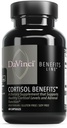 DaVinci Labs Cortisol Fordele - Kosttilskud Sund Cortisol Niveauer og Adrenal Sundhed - Med Ashwagandha Extract, Rhodiola Rosea Root og mere - Gluten- Free -60 Vegetariske Kapsler