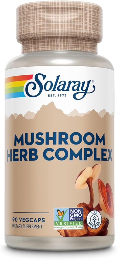 SOLARAY champignon Herb Complex Supplements124; 90 Tæl