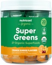 Nutricost Organic Super Green (Orange Sunrise Flavored) 20 Stickpacks - Gluten- Free, Non- GMO