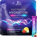 Elektrolyter Hydration Pakninger - Keto Inddrivelse Pulver med kalium, Magnesium, natrium, zink & vitamin C, sukkerfri, Hydration Electrolyte Liquid Drikke miks, Vegan, Strawberry Lemon (16 Pack)