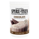 Natures Plus SPIRU- TEIN, Chokolade - 1,05 lb - Plantbaseret protein Shake - Non-GMO, Vegetar, Gluten Free - 17 Total Servering