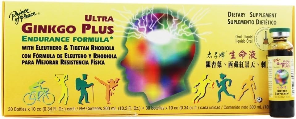 Prince Of Peace - Ultra Ginkgo Plus, 30 fl oz hætteglas