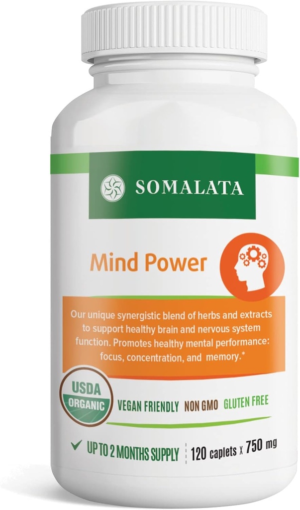 Mind Power - Økologisk tillæg med Ashwagandha - Understøtter sund hjerne funktion