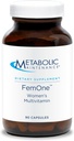 Metabolisk vedligeholdelse Femone - kvinders multivitamin med biotilgængelig jern, aktiv folat, B12, antioxidanter, D-vitamin + biotin, støtte til reproduktiv + immunforsvar (90 kapsler)