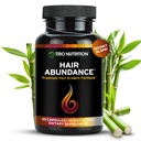 TRIO NUTRITION Hår Abundans • 124; naturlige vitamin supplement til hårvækst, stærke negle og glat hud • 124; boostet med kollagen, Keratin, Zink & Selenium • 124; biotin 10000mcg • 124; 30 dages forsyning
