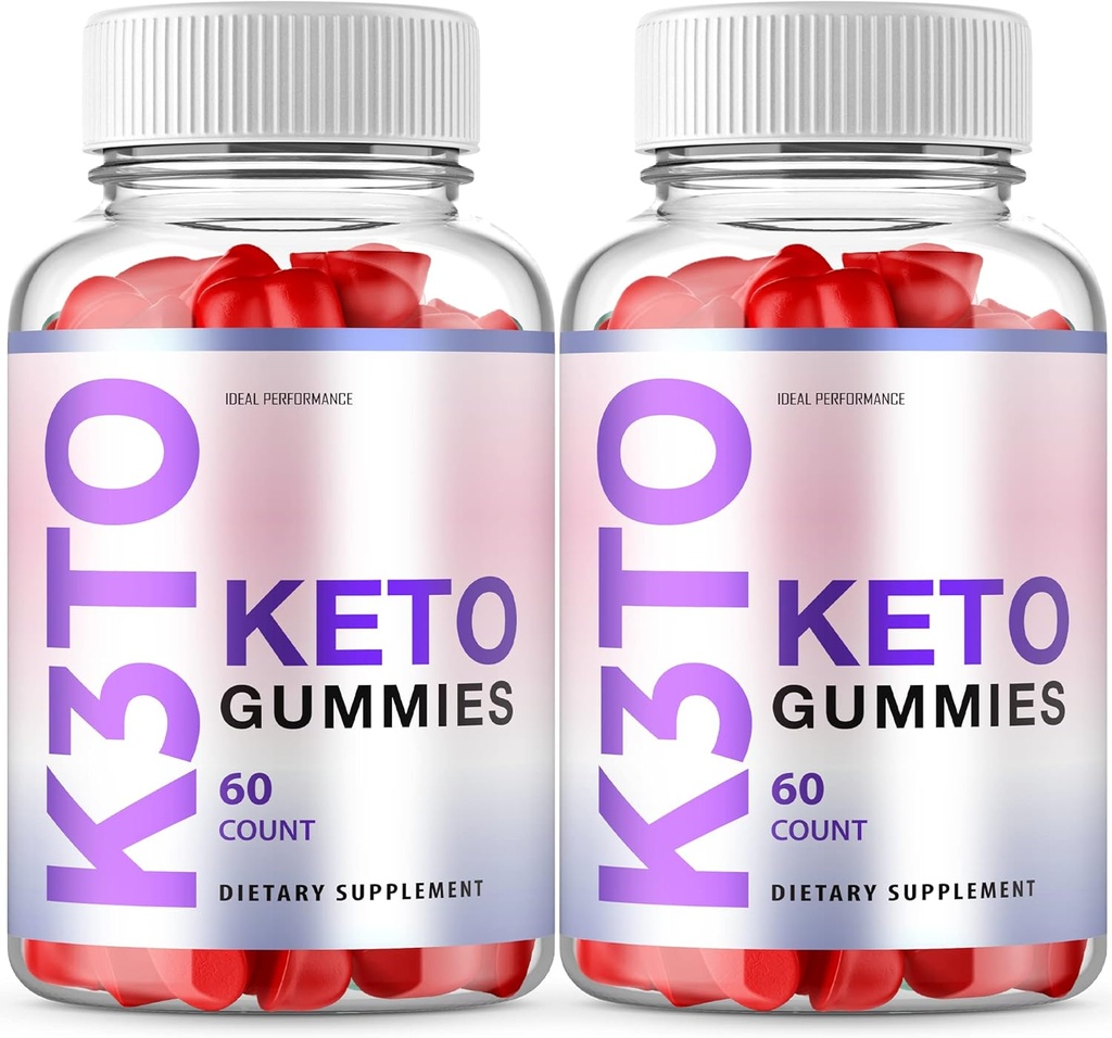 IDEAL YDEEVNE (2 Pack) K3TO. Ketos Gummies K3TO Gummies K3 til Gummies (120 Gummies)