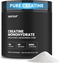 Creapure Creatin monohydrat pulver - Unflavored, 5000mg, 60 Servering - Boost Muscle Growth, Strength, Performance & Brain Health - Non- GMO, Gluten- Free, HPLC Testet, NSF Certificeret