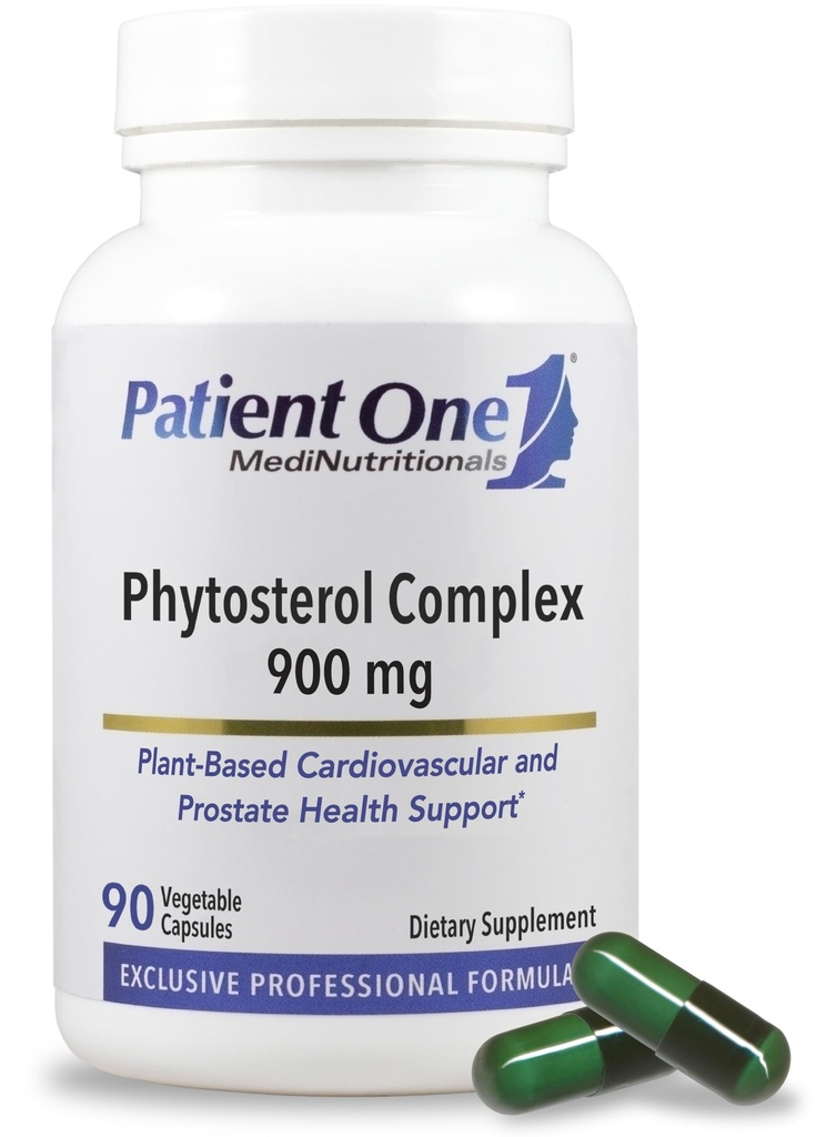 Patient 1 Phytosterol Complex 900 mg 10 mg 12, supplement til understøttende hjerte sundhed og sund Lipid Metabolisme * 12, med Plant Steroler 12, 90 kapsler