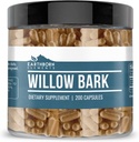 Earthborn Elements Willow Bark Extract (200 kapsler) Pure & Ufortyndet, Ingen tilsætningsstoffer